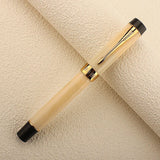 JINHAO Centennial Resina Fountain Pen, Golden Clip Nib, presente do negócio, escritório estacionário, material escolar, 18KGP, PK 9019, 100
