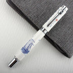 Jinhao 950 estilo simples caligrafia cerâmica caneta fonte extra fina 0.38mm/f 0.5mm nib material escolar de escritório papelaria