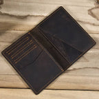 Luufan couro genuíno titular do cartão bolsa de couro real rfid caso de cartão embreagem carteiras slots para homens mulheres mini fino curto bolsa