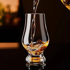 Copo de cristal, copo de aromaterapia, uísque, copo de vinho de barriga grande, conhaque de tulipa, para uso pessoal ou copo de vidro de presente