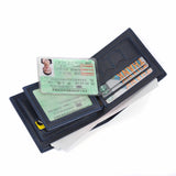Carteira de couro com zíper PU para homens, bolso luxuoso, alta qualidade, novo