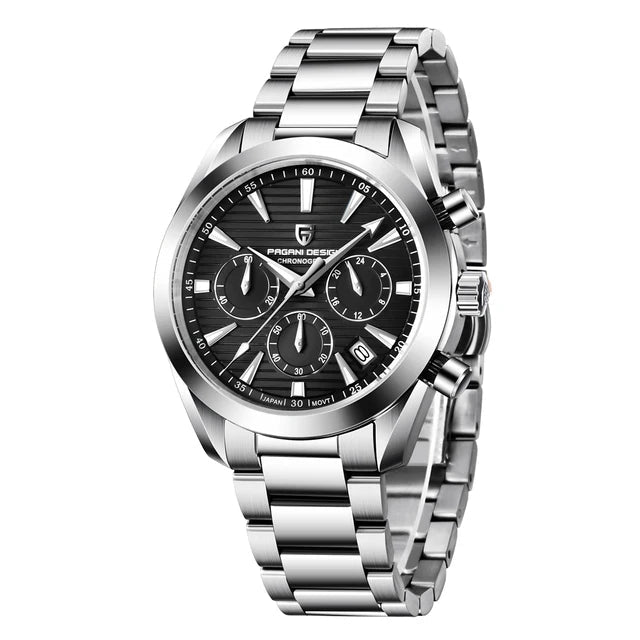 Pagani design relógio de mergulho automático masculino 200m à prova dwaterproof água marca superior safira aço inoxidável relógio mecânico-1712 relógio de quartzo