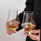 Copo de uísque de cristal transparente, 2 peças, bar de uísque, coquetel, copos para beber, licor escocês, cerveja, espíritos, copo de vinho