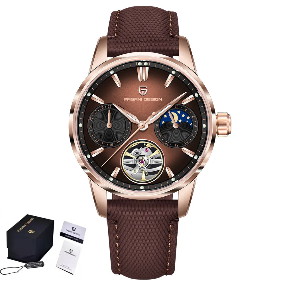 2025 pagani design novo 41mm relógio masculino marca de luxo relógio mecânico automático aço inoxidável 100m à prova dwaterproof água relógio masculino