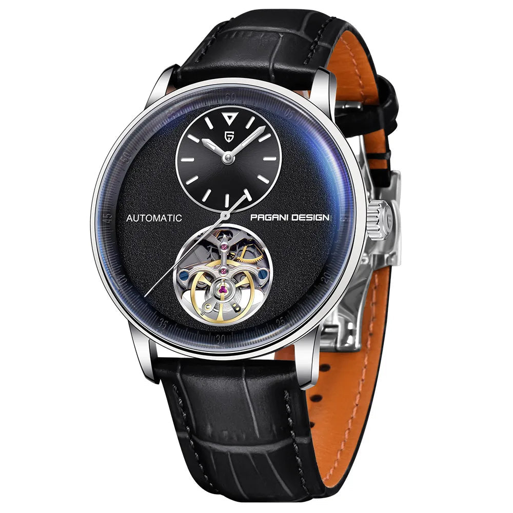 Pagani design novo 42mm relógio piloto moda relógio mecânico luz noturna relógio masculino automático de aço inoxidável 100m à prova dwaterproof água