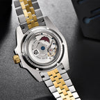 Pagani design novo PD-1662 relógio mecânico masculino superior vidro de safira gmt relógio 100m à prova dwaterproof água relógio mecânico automático masculino