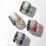 Japão kagami planeta edo kiriko copo de vinho luz das estrelas copos de uísque bloco cor mão escultura arte artesanato copo de uísque caixa de presente