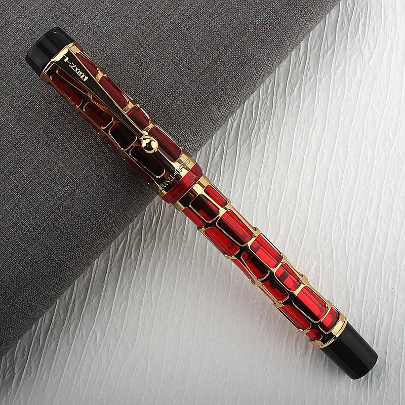 Caneta Tinteiro Jinhao 100 Luxo Resina Galvanoplastia