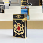 Encendedor de Gas Vintage para Homens e Mulheres, Carcasa de Cigar de Viento, Alta Qualidade, Novo