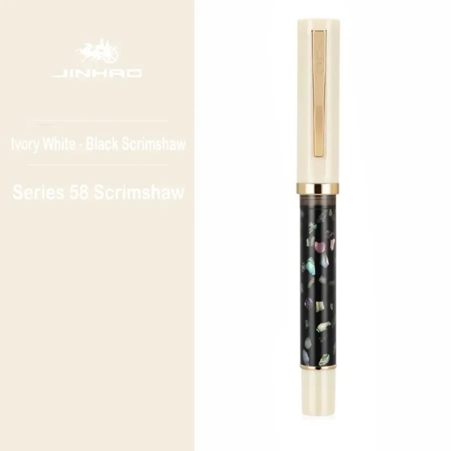 Caneta Tinteiro Jinhao 58 Mãe de Pérola
