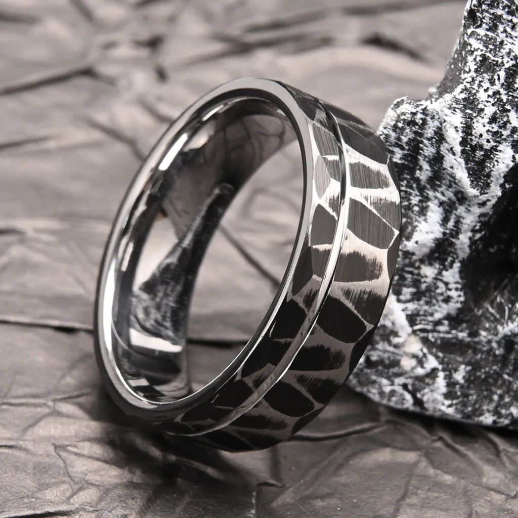 Alianças de casamento de tungstênio para homem anillos hombre y2k acessórios jóias casais anéis anillo bague bijoux moda anel de noivado