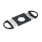 Cortador de charuto preto, aço inoxidável, afiado, cortador de charuto manual, acessórios para festa de casamento, lembrança, presentes