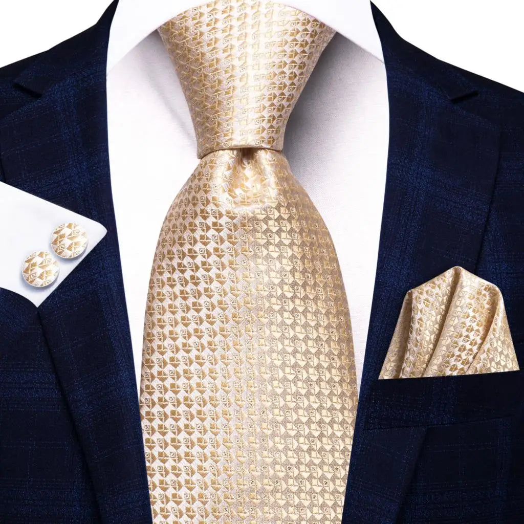 Gravata de presente para homens 2023 nova sálvia verde xadrez marca de moda festa de casamento gravata acessível abotoaduras atacado hi-tie designer