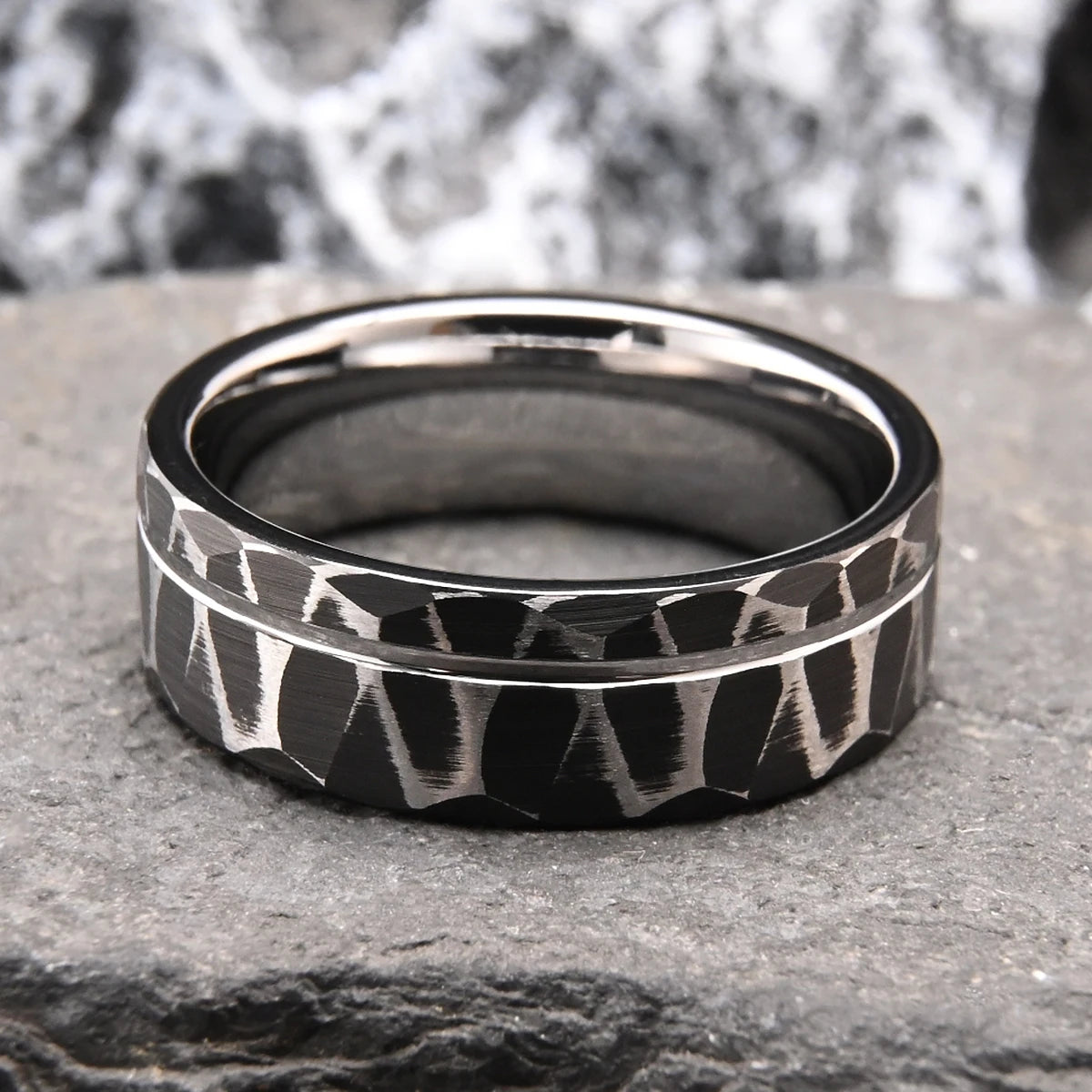 Alianças de casamento de tungstênio para homem anillos hombre y2k acessórios jóias casais anéis anillo bague bijoux moda anel de noivado