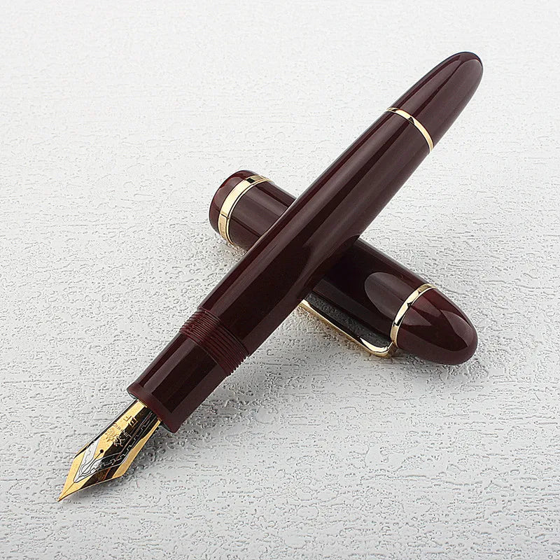 Jinhao x159 caneta tinteiro nova cor luxo elegante canetas 0.7/0.5/0.38mm extra fino nib escrita material escolar de escritório papelaria
