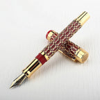 Caneta-tinteiro Jinhao Luxo 18KGP Dourado