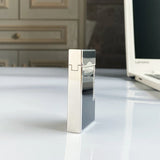 Encendedor retro de sonido brilhante, carcasa de latón a prueba de vento, butano inflável, antiderrapante lateral, encendedor d