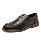Sapatos casuais de couro genuíno masculino, sapatos de trabalho ao ar livre, vestido de escritório, sapatos de casamento, entrega gratuita, novo, primavera, outono