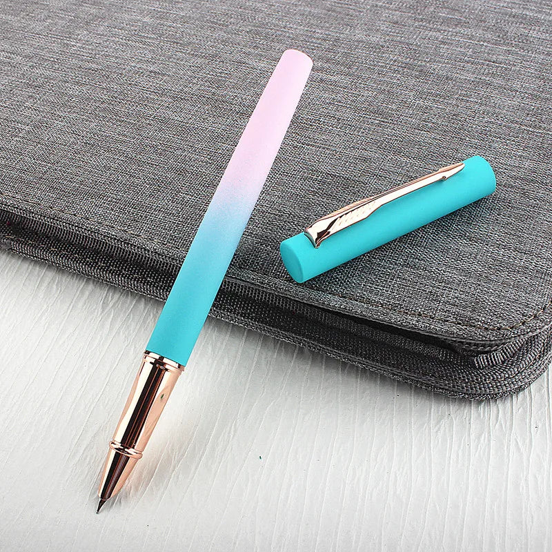 Caneta-tinteiro Metálica Luxo para Escritório e Negócios