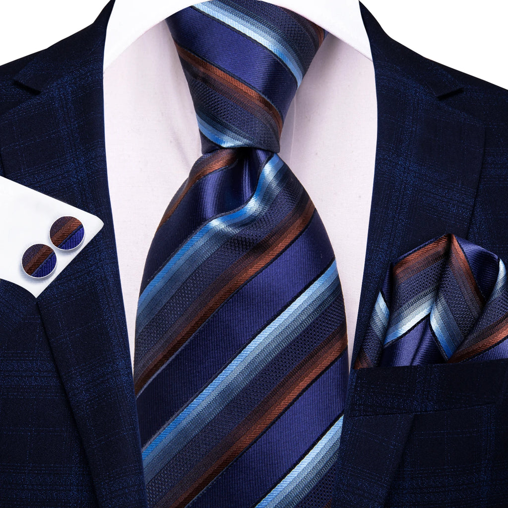 Hi-tie moda 8.5cm preto cinza floral masculino elegante gravata lenço abotoaduras conjunto acessórios de festa de casamento presente para homem gravat