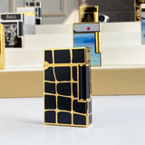 Isqueiro a gás vintage de alta qualidade para homens e mulheres, caixa de cigarro à prova de vento, nova condição