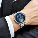 Pagani design novo 42mm relógio piloto moda relógio mecânico luz noturna relógio masculino automático de aço inoxidável 100m à prova dwaterproof água