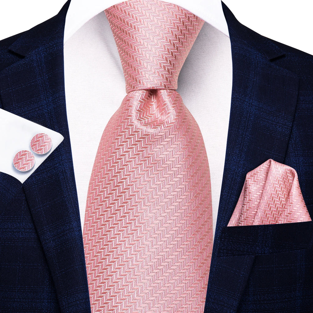 Conjunto clássico de gravata de seda masculino, gravata, floral, rosa, roxo, azul, elegante, lenço, abotoaduras, moda luxuosa, 3 peças