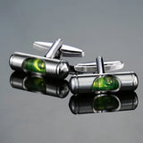 Abotoaduras De Camisa Cilíndrica De Cobre Francês, Nível Masculino, Acessórios De Vestuário Na Moda, Atacado