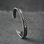 Novo vintage antigo prata cor pulseiras de aço inoxidável para homens moda nórdico vikings pulseiras festa jóias presentes atacado