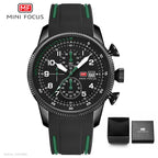 Mini foco esporte relógio de quartzo para homens moda à prova dwaterproof água cronógrafo relógio de pulso com pulseira de silicone azul data automática luminosa 0379