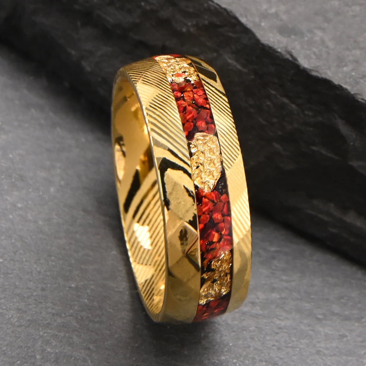 Anel de damasco de alta qualidade para homem anillos bague homme pareja de compromiso moda jóias alianças de casamento opala anéis de noivado