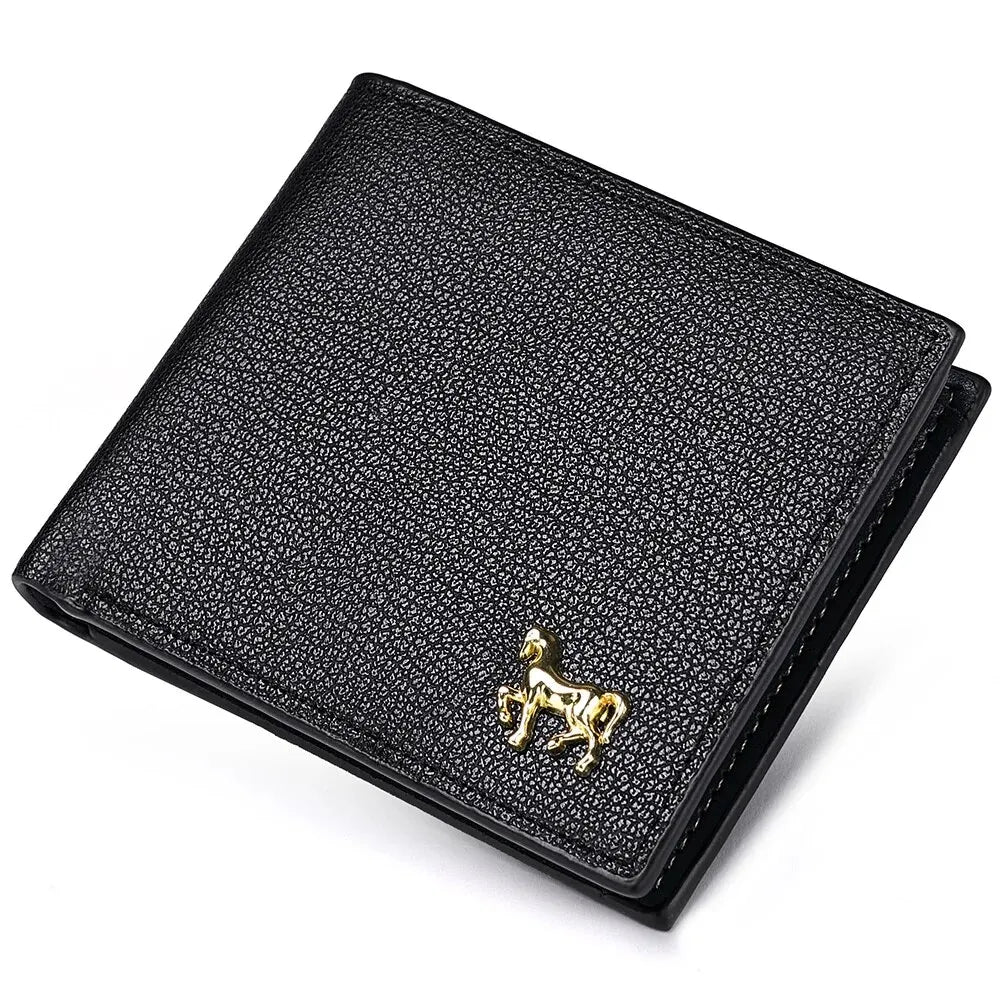Novo Homens Horizontal Carteira Multi-Funcional Negócios Zipper Coin Para Homens Carteira Com Titular Do Cartão De Crédito