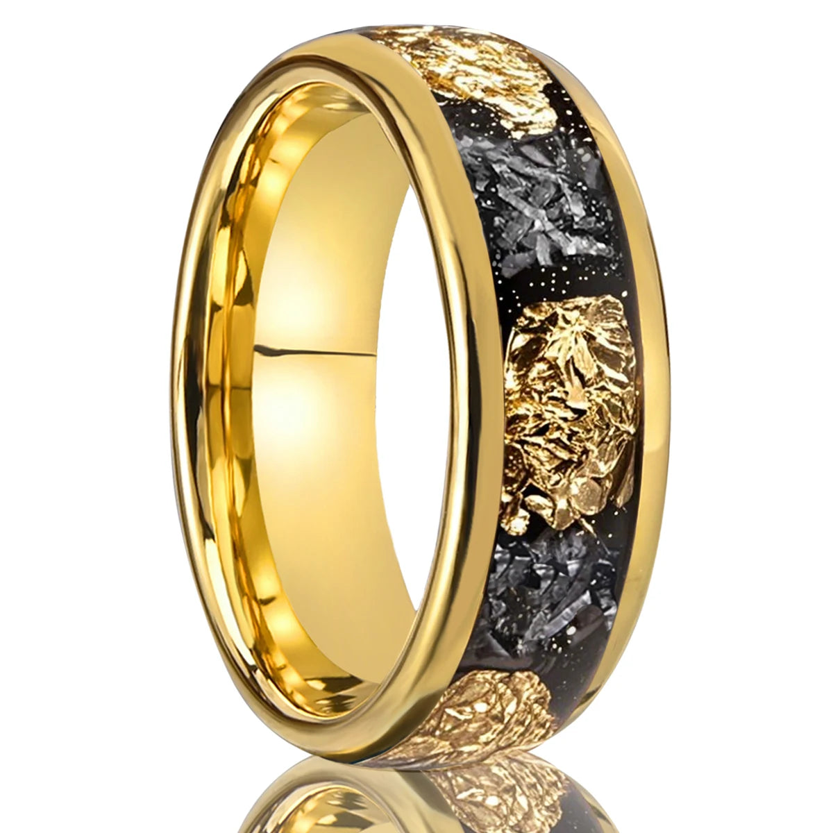 Anel de carboneto de tungstênio para homem anillos bague homme pareja de compromiso moda jóias alianças de casamento anéis de noivado personalizados