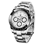 Novo Pagani design luxo negócios 40mm relógio masculino vidro safira 100m à prova dwaterproof água cronógrafo masculino