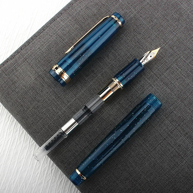 Jinhao 82 Série Caneta-tinteiro Acrílico F 0.5mm Nib Material de Escritório Escolar Escrita Comercial Canetas de Tinta...