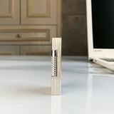 Encendedor retro de sonido brilhante, carcasa de latón a prueba de vento, butano inflável, antiderrapante lateral, encendedor d