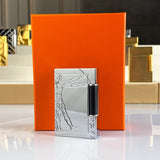 Novo isqueiro vintage com som brilhante, concha de latão, à prova de vento, isqueiro a gás para cigarro, presente masculino