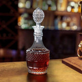 Decantador de licor, garrafa de vidro com rolha hermética, decantador wiskey vodka bourbon para presente, casa, bar, decoração de festa