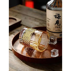 Forro de ouro Whisky Copo, Old Fashioned Rocks Copos, Copos para Cocktail Scotch, Bourbon, Gin, Voldka, Brandy