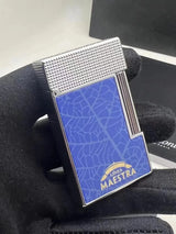 Isqueiro mecânico brilhante masculino estilo retrô com caixa de cobre item de presente com design à prova de vento