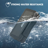 Estojo umidificador de viagem para charutos com cortador de charutos e suporte para charutos, umidificador de charutos portátil, caixa à prova d'água, conjunto de presente para homens