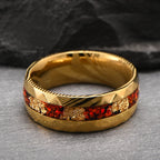 Anel de damasco de alta qualidade para homem anillos bague homme pareja de compromiso moda jóias alianças de casamento opala anéis de noivado