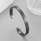 Ayatul kursi pulseiras de aço inoxidável islâmico muçulmano alcorão versículo manguito pulseira masculino caligrafia árabe mensageiro jóias presentes