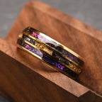 Anel de carboneto de tungstênio para homem anillos bague homme pareja de compromiso moda jóias alianças de casamento anéis de noivado de ametista