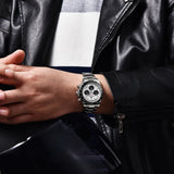 Novo Pagani design luxo negócios 40mm relógio masculino vidro safira 100m à prova dwaterproof água cronógrafo masculino