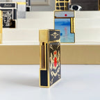Encendedor de Gas Vintage para Homens e Mulheres, Carcasa de Cigar de Viento, Alta Qualidade, Novo