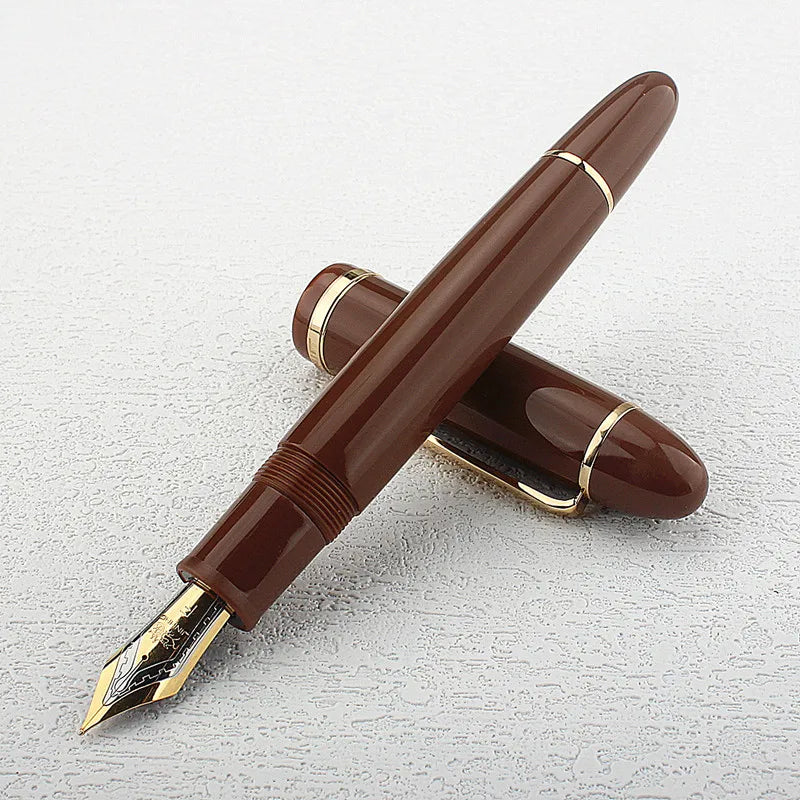 Jinhao x159 caneta tinteiro nova cor luxo elegante canetas 0.7/0.5/0.38mm extra fino nib escrita material escolar de escritório papelaria