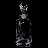 Decantador de uísque de vidro de cristal, sem chumbo, luxuoso, de alta qualidade, para licor ou scotch, vinho Bourbon