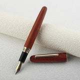 Jinhao Natural Madeira Handmade Caneta-tinteiro, Escrita do Negócio Canetas de Presente, Estacionária Material Escolar de Escritório, Irídio, EF, F, M, Nibs, 9036