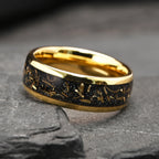 Anel de carboneto de tungstênio para homem anillos bague homme pareja de compromiso moda jóias banda de casamento casal anéis de noivado presente